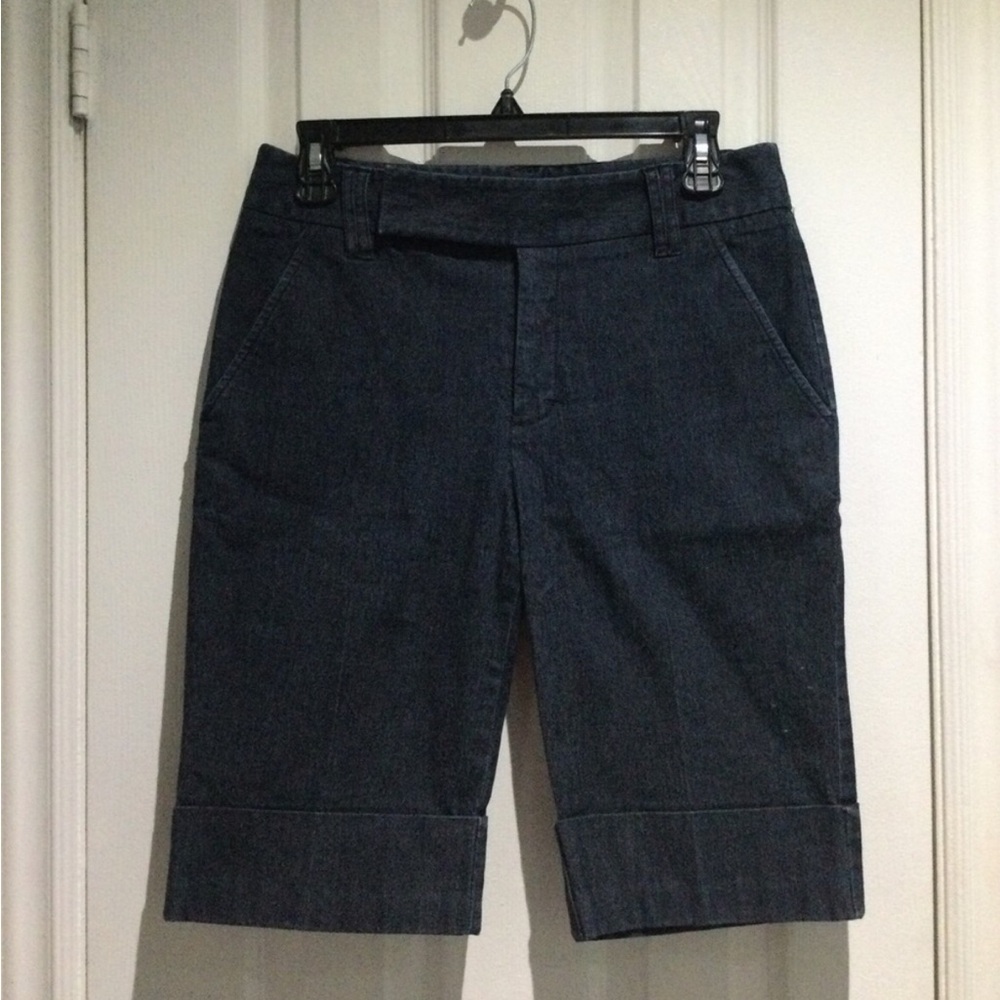 Josephine Chaus Stylish Women’s Navy Jean Shorts